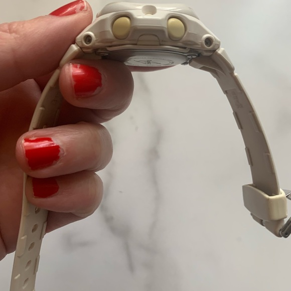 Baby- G white and rose gold face digital watch. - Picture 3 of 5